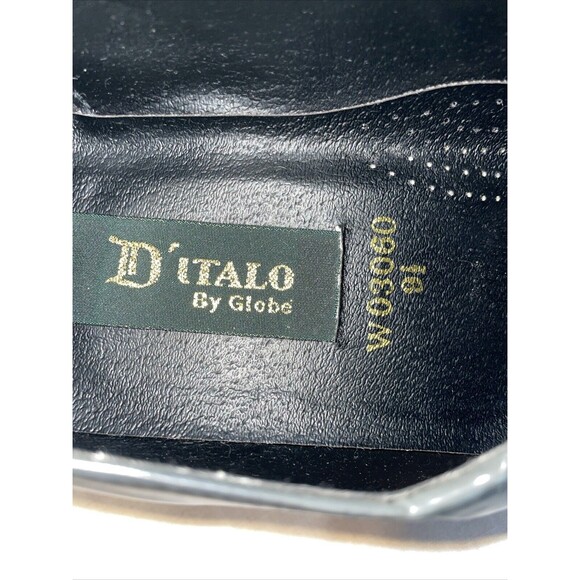 D’italo By Globe Men’s Dress Loafers Size 9.5 M Gray Leather Formal Business main image 9